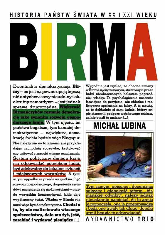 Boom na Birmę. Recenzja książki Michała Lubiny
